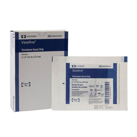 Vaseline, Petrolatum Impregnated Dressing Rectangle 3 X 9 Inch Sterile 8884423600, Count of 1
