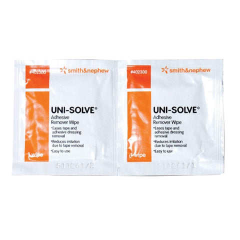 Smith & Nephew, Adhesive Remover Uni-Solve Wipes Alcohol Based, 1 Each