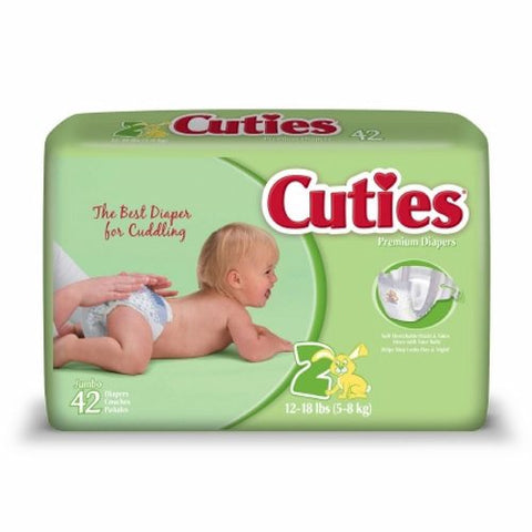 First Quality, Unisex Baby Diaper Complete Care Size 2 Disposable Heavy Absorbency, Case Of 4
