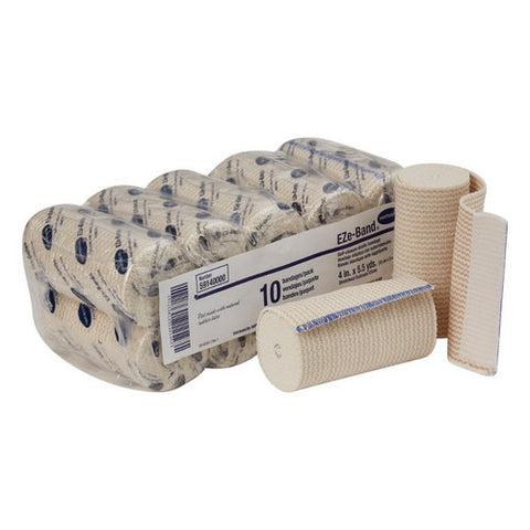 Hartmann Usa Inc, Elastic Bandage 4 Inch X 5-1/2 Yard Double Hook and Loop Closure Tan 59140000, Count of 60