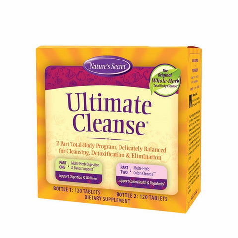 Nature's Secret, Ultimate Cleanse, 120 + 120 Tabs