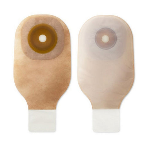 Hollister, Colostomy Pouch One-Piece System 12 Inch Length Flat 8635, Box Of 10