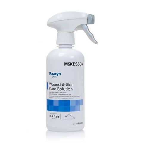 McKesson, Puracyn Plus Wound Cleanser Spray Bottle NonSterile Antimicrobial, 16.9 Oz