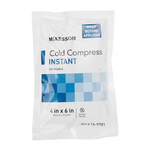 McKesson, Instant Cold Pack McKesson General Purpose 4 X 6 Inch Disposable, Count of 24
