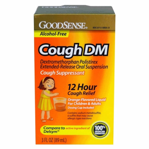 Good Sense, Child - Adult Cough DM Alcohol Free, 30 Mg, 3 Oz
