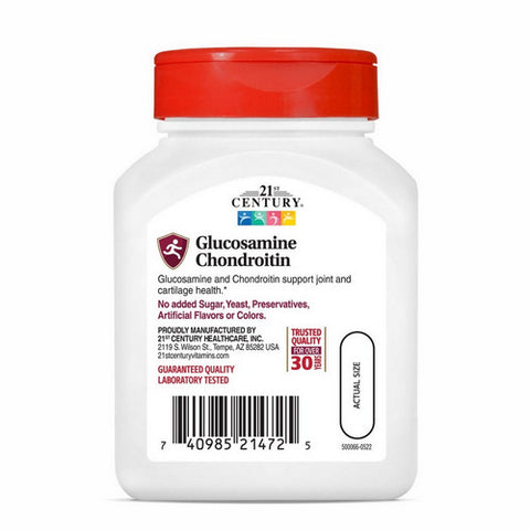 21st Century, Original Strength Glucosamine Chondroitin, 250 mg/200 mg, 60 Caps