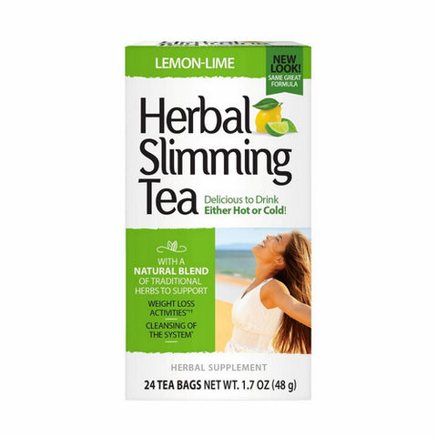 21st Century, Herbal Slimming Tea Lemon-Lime, Lemon Lime 24 Bags