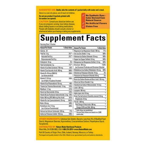 Nature Made, Daily Diabetes Health Pack, 30 Count