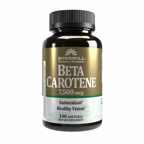 Windmill Health, Beta Carotene, 25,000 IU, 100 Softgels