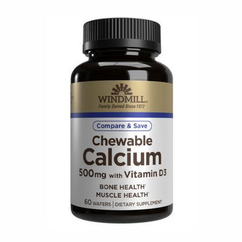 Windmill Health, Calcium, 500mg, 60 Tabs