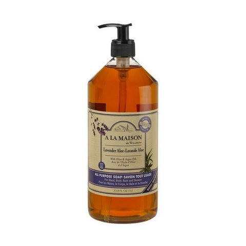 A La Maison, French Liquid Hand Soap Refill Lavender Aloe, 33.8 Oz