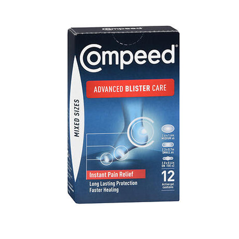 Compeed, Advanced Blister Care Gel Cushions Mixed Sizes, 12 Each