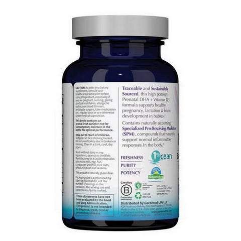 Garden of Life, Dr. Formulated Prenatal DHA, Strawberry, 30 Softgels