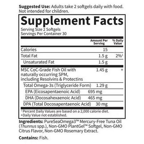 Garden of Life, Dr. Formulated Advanced Omega, Lemon, 60 Softgels