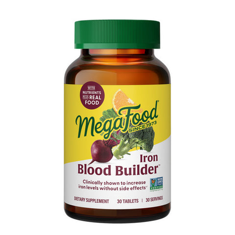 MegaFood, Blood Builder Iron, 30 Tabs