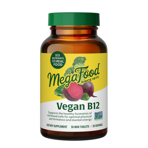 MegaFood, Vegan B12, 30 Tabs