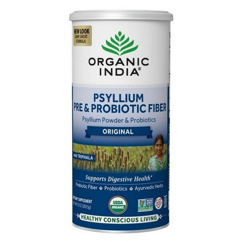 Organic India, Psyllium Pre And Probiotic Fiber Original, 10 Oz