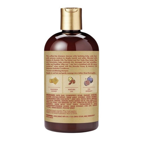 Shea Moisture, Manuka Honey & Marufa Oil Intensive Hydration Shampoo, 13 Oz