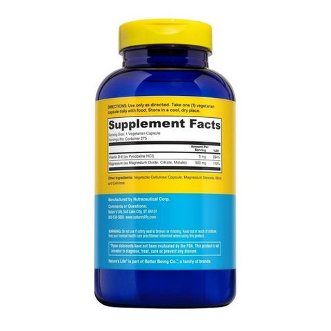 Nature's Life, Renewing Magnesium, 500 Mg, 275 Count