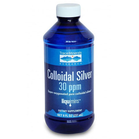 Trace Minerals, Colloidal Silver 30 PPM, 4 Oz