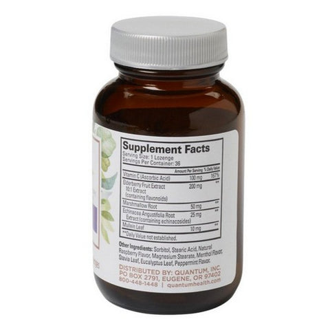 Quantum Health, Elderberry+ Lozenges, 36 Lozenges