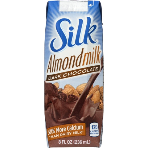 Silk, Pure Dark Chocolate Almond Milk, 8 Oz(Case Of 12)