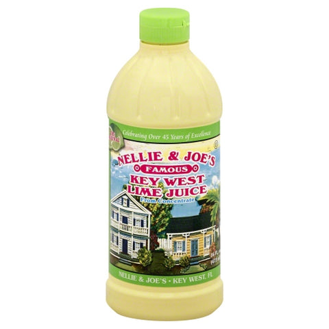 Juice Key West Lime Case of 12 X 16 Oz by Nellie & Joes