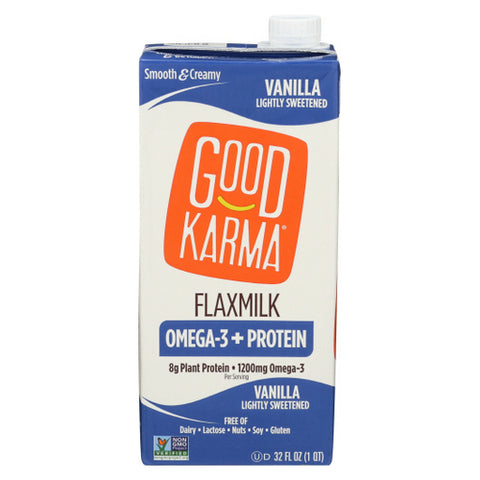 Good Karma, Flax Milk Protein Vanilla, 32 Oz(Case Of 6)
