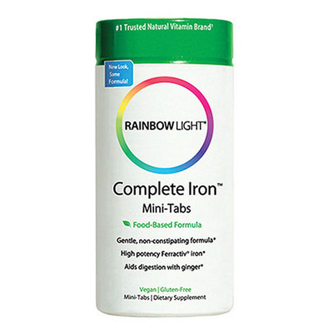 Rainbow Light, Complete Iron Mini-Tabs, 60 Tabs