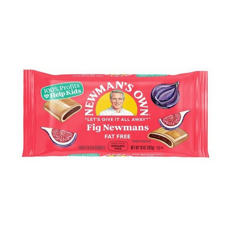 Newman's Own, Organics Fat Free Fig, 10 Oz(Case Of 6)