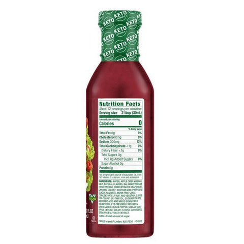 Walden Farms, Raspberry Vinaigrette Dressing, 12 Oz(Case Of 6)