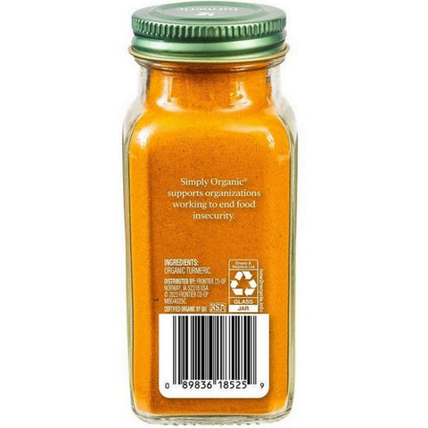 Simply Organic, Organic Turmeric Root Ground, 2.38 Oz