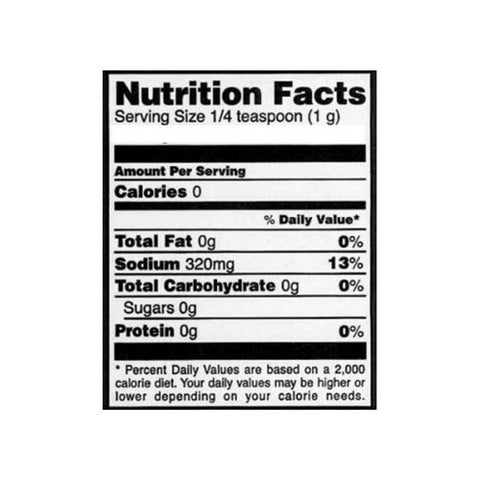 Johnnys Fine Foods, Ssnng Salt, 16 Oz(Case Of 12)