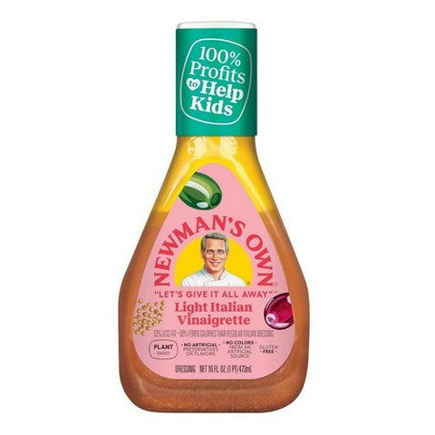 Newman's Own, Light Italian Dressing, 16 Oz(Case Of 6)