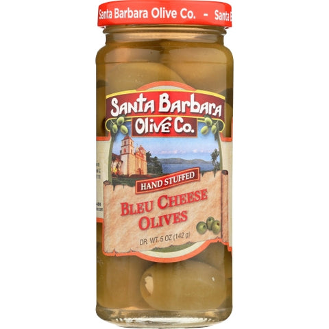 Santa Barbara, Olive Stfd Blue Chs, 5 Oz(Case Of 6)