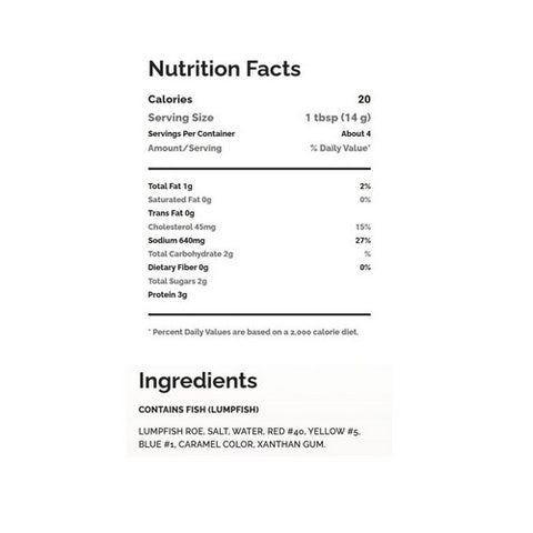 Romanoff, Caviar Lumpfish Blk, 2 Oz(Case Of 6)