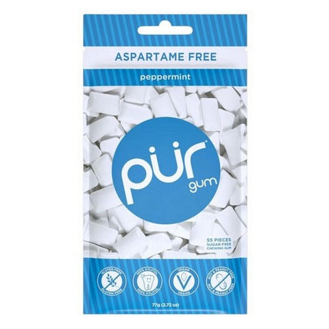 The Pur Company, Pur Gum Peppermint Bag, 2.72 Oz(Case Of 12)
