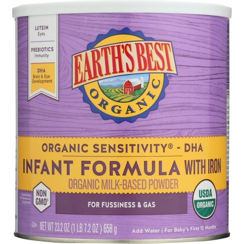 Earth's Best, Infant Formula Sens Iron, 21 Oz(Case Of 4)