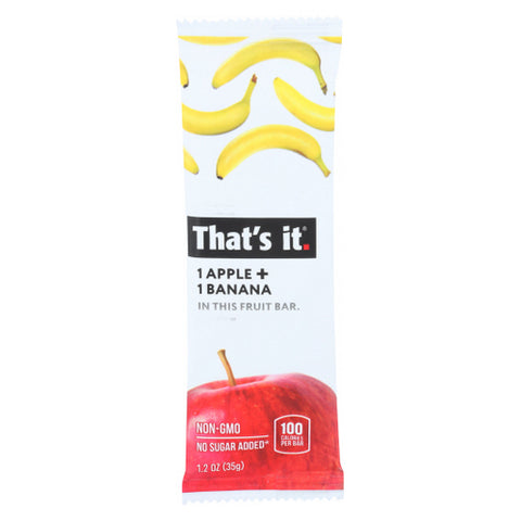That's It, Apple & Banana Fruit Bar, 1.2 Oz(Case Of 12)