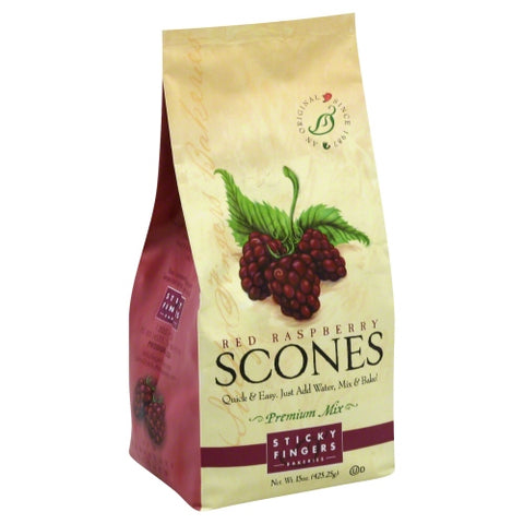 Sticky Fingers, Mix Scone Raspbry, 16 Oz(Case Of 6)