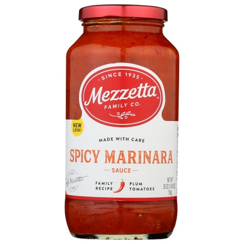 Mezzetta, Sauce Psta Spcy Mrnra Nv, Case of 6 X 25 Oz