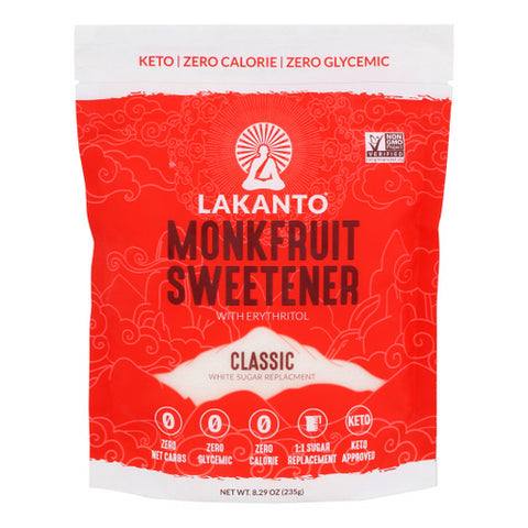 Lakanto, Monkfruit Sweetener Classic, 8.29 Oz(Case Of 10)