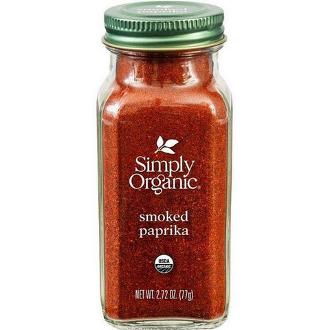 Simply Organic, Organic Smoked Paprika, 2.72 Oz(Case Of 6)