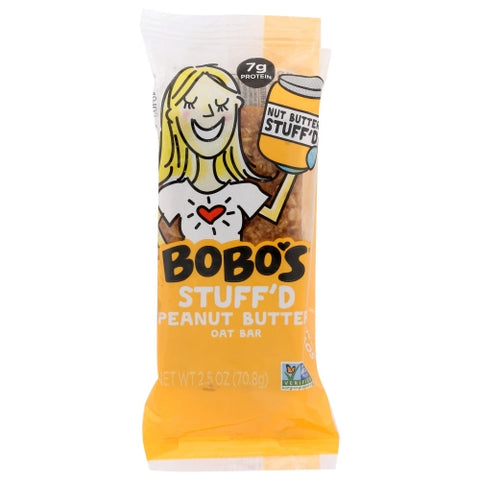 Bobo's Oat Bars, Bars Stfd Pnt Bttr Flld, 2.5 Oz(Case Of 12)