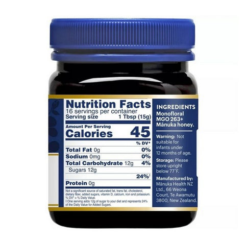 Manuka Health, New Zealand Mgo + Manuka Honey, 8.8 Oz
