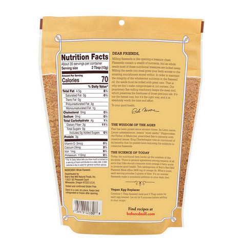 Bobs Red Mill, Flaxseed Meal, 16 Oz(Case Of 4)