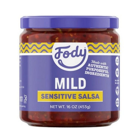 Fody Foods, Salsa Mild Low Fodmap, 16 Oz(Case Of 6)