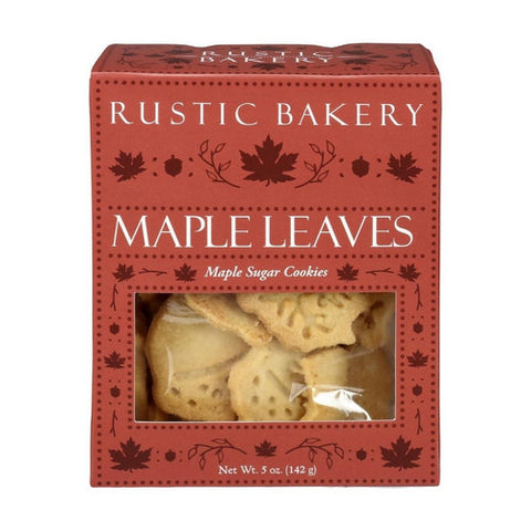 Rustic Bakery, Cookie Maple Leaf Box, 5 Oz(Case Of 12)