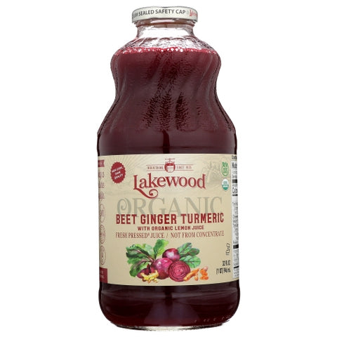 Juice Beet Gnge Trmrc Org Case of 6 X 32 Oz by Lakewood Organic