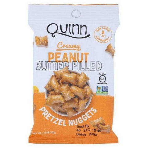 Quinn, Peanut Butter Filled Pretzel Nuggets, 1.5 Oz(Case Of 8)